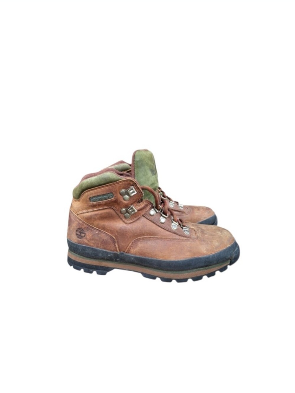 Timberland Euro Hiker Brown Leather Ankle Boot Trail Walk Outdoor Shoe Men 9